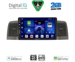 DIGITAL IQ BXC 3712GR_CPAA (9inc) MULTIMEDIA TABLET for TOYOTA COROLLA mod. 2001-2006 (GREY)