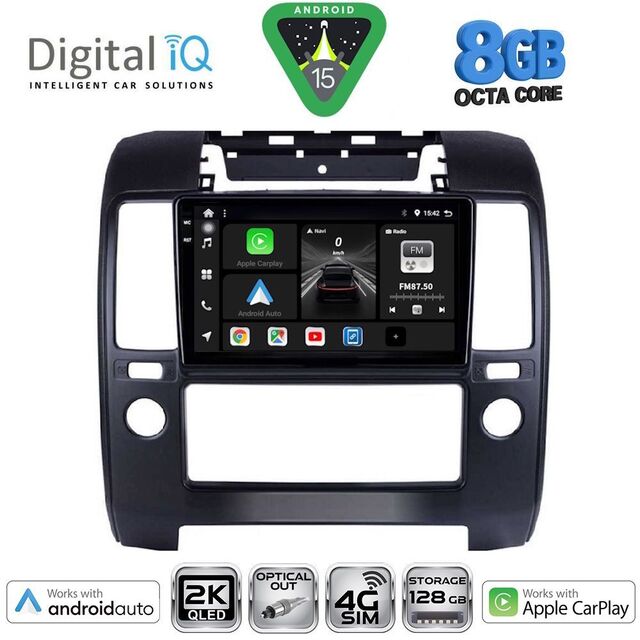 DIGITAL IQ BXK 20454_CPAA A/C (9inc) MULTIMEDIA TABLET for NISSAN NAVARA D40 mod. 2006-2011 με A/C
