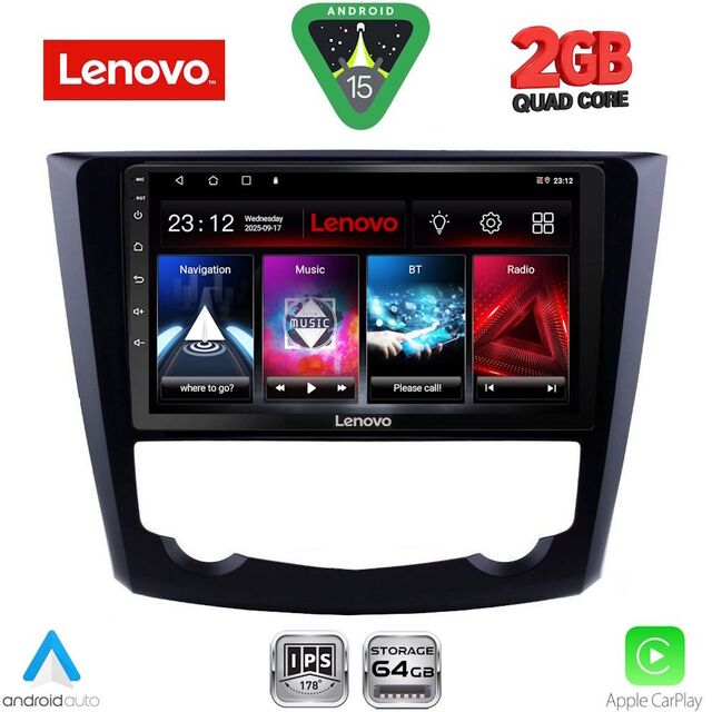 LENOVO LVD 2549_CPA (9inc) MULTIMEDIA TABLET for RENAULT KADJAR mod. 2015-2022