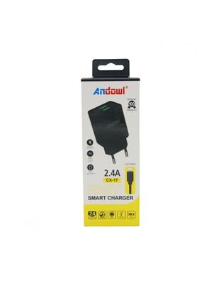 ΦΟΡΤΙΣΤΗΣ SMART CHARGER MicroUSB 2.4A ANDOWL AN-CX-17micro