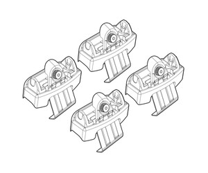 ΑΚΡΑ ΓΙΑ ΜΠΑΡΕΣ NORDRIVE ΓΙΑ HYUNDAI ix20 11/10+ KIT