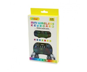 RGB MINI ΑΣΥΡΜΑΤΟ ΠΛΗΚΤΡΟΛΟΓΙΟ ANDOWL AN-Q-K07