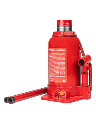 Amio - Γρύλος Υδραυλικός Αντοχή 32000kg Ανύψωση 235-440mm για βαρέα οχήματα με σταθερή ανύψωση και ασφαλή χρήση με βαλβίδα προστασίας υπερφόρτωσης - 1 Τεμ. (02016/AM)