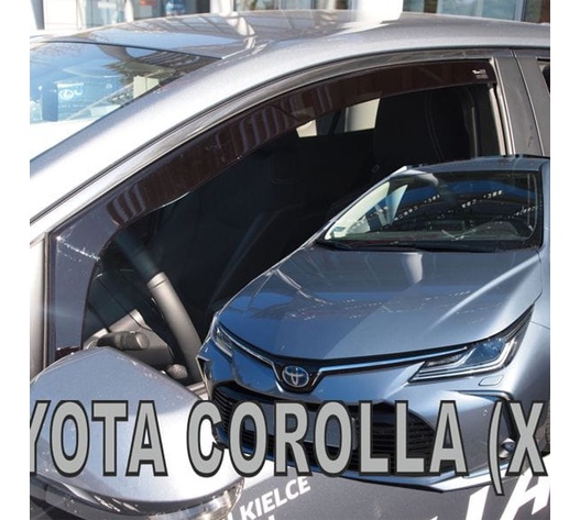 ΑΝΕΜΟΘΡΑΥΣΤΕΣ ΓΙΑ TOYOTA COROLLA XII 4D/5D 2018+ / SUZUKI SWACE 4D 2020+ ΖΕΥΓΑΡΙ ΑΠΟ ΕΥΚΑΜΠΤΟ ΦΙΜΕ ΠΛΑΣΤΙΚΟ HEKO - 2 ΤΕΜ.