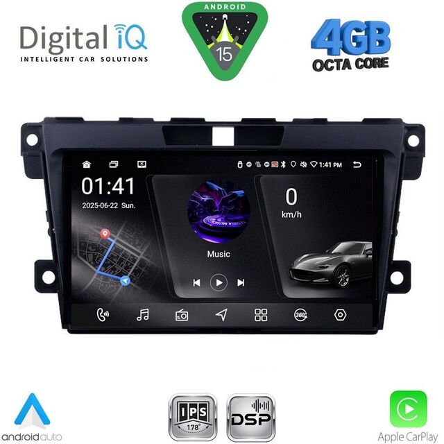 DIGITAL IQ RSG 6389_CPA (9inc) MULTIMEDIA TABLET for MAZDA CX7  mod. 2006-2012