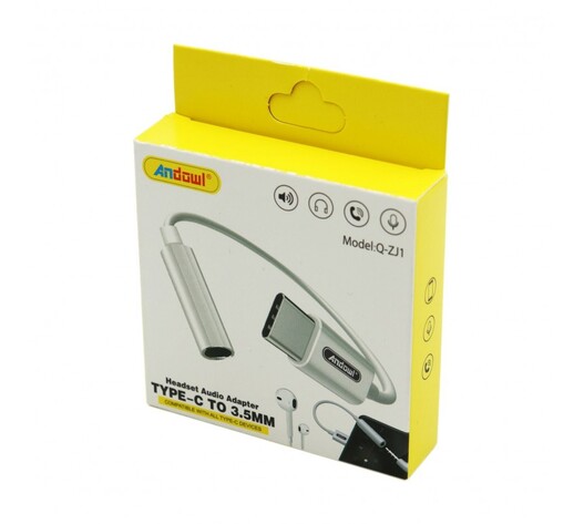 HEADSET AUDIO ADAPTER ANDOWL Q-ZJ1
