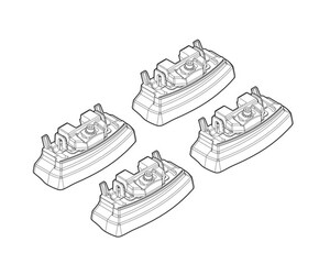 ΑΚΡΑ ΓΙΑ ΜΠΑΡΕΣ NORDRIVE ΓΙΑ CITROEN C4 AIRCROSS 04/12+MITSUBISHI ASX 07/10+ KIT