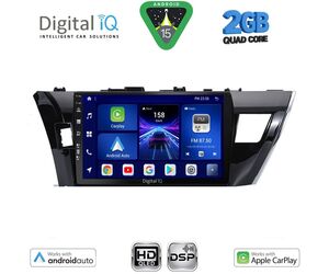 DIGITAL IQ BXC 3714SM_CPAA (10inc) MULTIMEDIA TABLET for TOYOTA COROLLA mod. 2013-2016