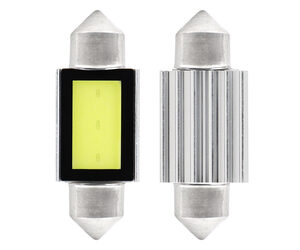 Amio – Λαμπάκια Πλαφονιέρας LED 36mm C5W C10W 12V 2.4W 5600K 3xCOB CANBUS για Ισχυρό Ομοιόμορφο Φωτισμό Εσωτερικού – Σετ 2 Τεμ. (01639/AM)