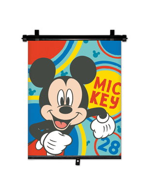 Amio - ΚΟΥΡΤΙΝΑΚΙ ΗΛΙΟΠΡΟΣΤΑΣΙΑΣ ΣΕ ΡΟΛΟ MICKEY 36x45cm ΓΙΑ ΠΛΑΙΝΟ ΤΖΑΜΙ/ΠΙΣΩ ΠΑΡΜΠΡΙΖ​ - 1 TEM. (S9344/AM)
