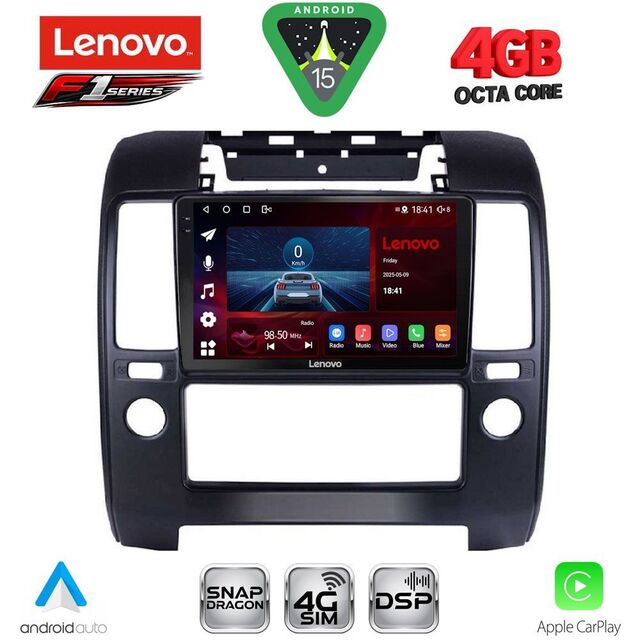 LENOVO SSQ 9454_CPA A/C (9inc) MULTIMEDIA TABLET for NISSAN NAVARA D40 mod. 2006-2011 με A/C