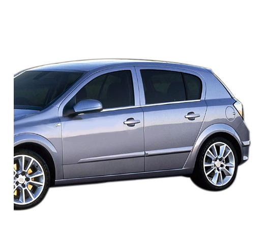 TRIM  ΠΑΡΑΘΥΡΩΝ ΑΥΤΟΚΟΛΛΗΤΑ ΧΡΩΜΙΟΥ ΓΙΑ OPEL ASTRA H 5D 2004+ 4ΤΕΜ.