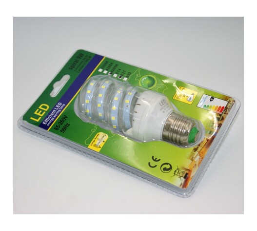 LED ΛΑΜΠΑ ΣΠΙΡΑΛ E27 9W 6000K 1213