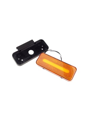 Amio - ΦΩΣ ΟΓΚΟΥ ΦΟΡΤΗΓΟΥ LED ΠΟΡΤΟΚΑΛΙ 10-30V 124x49x22mm ΑΔΙΑΒΡΟΧΟ OM-02-O 1ΤΕΜ. (02376/AM)