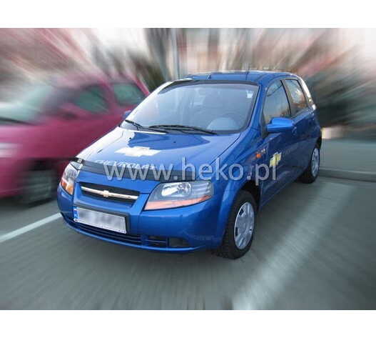 ΑΝΕΜΟΘΡΑΥΣΤΗΣ ΚΑΠΩ ΑΥΤΟΚΙΝΗΤΟΥ ΓΙΑ CHEVROLET AVEO 4D 2004-2006 ΑΠΟ ΕΥΚΑΜΠΤΟ ΦΙΜΕ ΠΛΑΣΤΙΚΟ HEKO - 1 ΤΕΜ.