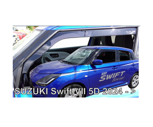 ΑΝΕΜΟΘΡΑΥΣΤΕΣ ΓΙΑ SUZUKI SWIFT 5D 2024+ ΖΕΥΓΑΡΙ ΑΠΟ ΕΥΚΑΜΠΤΟ ΦΙΜΕ ΠΛΑΣΤΙΚΟ HEKO - 2 ΤΕΜ.
