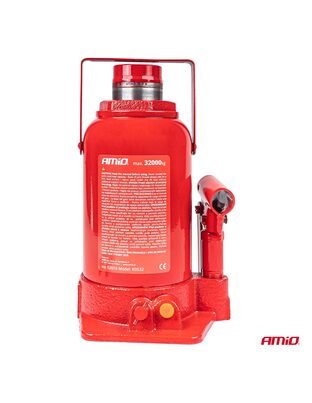 Amio - Γρύλος Υδραυλικός Αντοχή 32000kg Ανύψωση 235-440mm για βαρέα οχήματα με σταθερή ανύψωση και ασφαλή χρήση με βαλβίδα προστασίας υπερφόρτωσης - 1 Τεμ. (02016/AM)