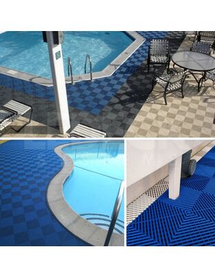 DIGITAL IQ PLASTIC FLOOR TILES 6TEM (GREY)