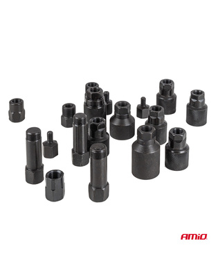Amio – Πνευματικός Εξολκέας Μπεκ Diesel 5-8 Bar Heavy Duty σε Βαλιτσάκι για Αφαίρεση με Υψηλή Δύναμη & Ασφαλή Χρήση – Σετ 24 Τεμ. (04775/AM)