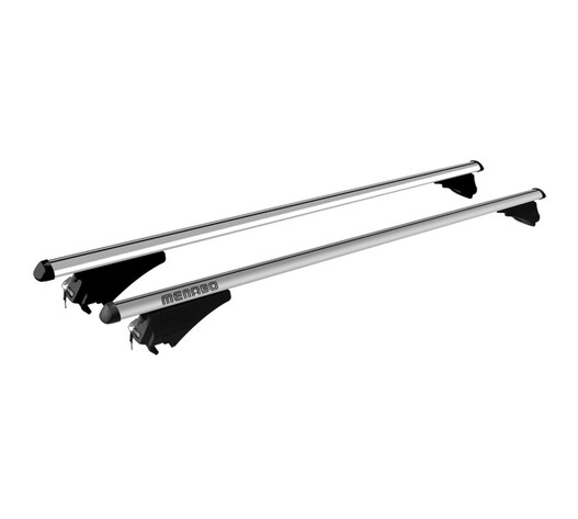 MENABO ΜΠΑΡΕΣ ΟΡΟΦΗΣ ΑΛΟΥΜΙΝΙΟΥ TIGER XL SILVER 131.5 cm ΣΕ ΑΣΗΜΙ ΧΡΩΜΑ ΓΙΑ Lincoln Corsair 5 doors 2020> ΜΕ FLUSH ή RAISED RAILS - 2 ΤΕΜ. (8500/ΜΒ)