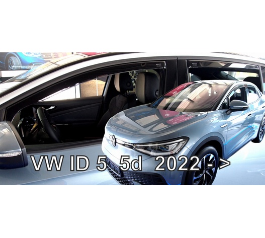 ΑΝΕΜΟΘΡΑΥΣΤΕΣ ΓΙΑ VW ID.5 5D 2022+ ΖΕΥΓΑΡΙ ΑΠΟ ΕΥΚΑΜΠΤΟ ΦΙΜΕ ΠΛΑΣΤΙΚΟ HEKO - 2 ΤΕΜ.