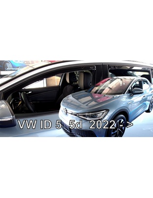 ΑΝΕΜΟΘΡΑΥΣΤΕΣ ΓΙΑ VW ID.5 5D 2022+ ΖΕΥΓΑΡΙ ΑΠΟ ΕΥΚΑΜΠΤΟ ΦΙΜΕ ΠΛΑΣΤΙΚΟ HEKO - 2 ΤΕΜ.