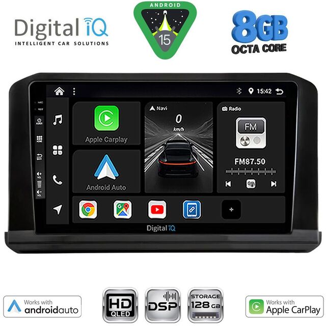 DIGITAL IQ BXF 18456B_CPAA (10inc) MULTIMEDIA TABLET for NISSAN NAVARA mod. 2025+