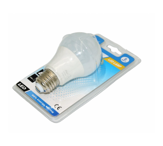 LED ΛΑΜΠΑ E27/5W/450Lm/6500K A60-5W-W