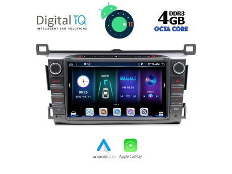 DIGITAL IQ BXE 624_CPA (8" DVD) MULTIMEDIA SYSTEM for TOYOTA RAV 4 mod. 2013-2019