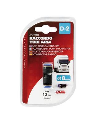 ΣΥΝΔΕΣΜΟΣ ΑΕΡΑ D-2 ΔΙΠΛΟΣ 8mm 13bar kg/cm