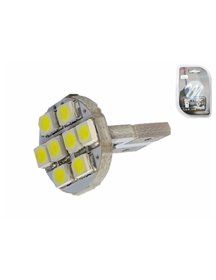 Λαμπά W5W 8xSMD 3528 12V Λευκή 2τεμ
