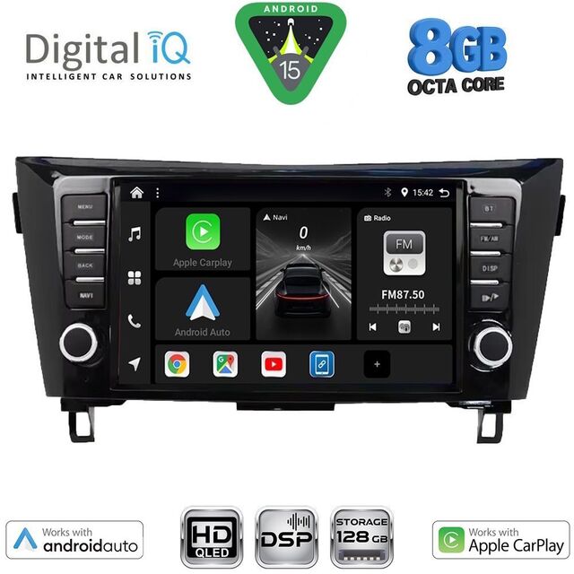 DIGITAL IQ BXF 7467_CPAA (9inc) MULTIMEDIA TABLET for NISSAN QASHQAI - XTRAIL mod. 2014-2021