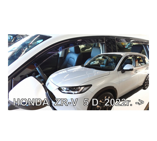 ΑΝΕΜΟΘΡΑΥΣΤΕΣ ΓΙΑ HONDA Z-RV 5D 2022+ ΣΕΤ ΑΥΤΟΚΙΝΗΤΟΥ ΑΠΟ ΕΥΚΑΜΠΤΟ ΦΙΜΕ ΠΛΑΣΤΙΚΟ HEKO - 4 ΤΕΜ.