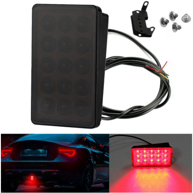 F1 Style LED Rear 3ο Stop φιμέ universal