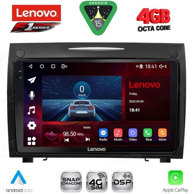 LENOVO SSQ 9419_CPA (9inc) MULTIMEDIA TABLET for MERCEDES SLK R171 mod. 2004-2010