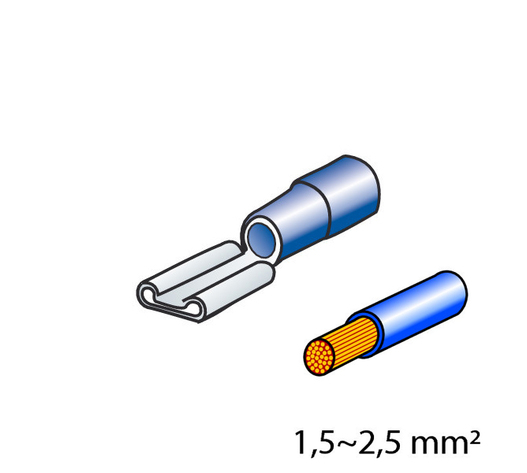 ΦΙΣΑΚΙΑ 6.3 x 0.8mm (10τμχ)