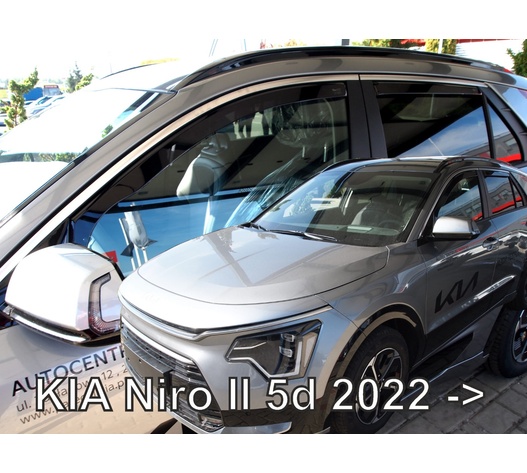 ΑΝΕΜΟΘΡΑΥΣΤΕΣ ΓΙΑ KIA NIRO 5D 2022+ ΖΕΥΓΑΡΙ ΑΠΟ ΕΥΚΑΜΠΤΟ ΦΙΜΕ ΠΛΑΣΤΙΚΟ HEKO - 2 ΤΕΜ.