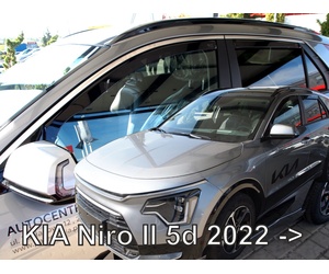 ΑΝΕΜΟΘΡΑΥΣΤΕΣ ΓΙΑ KIA NIRO 5D 2022+ ΖΕΥΓΑΡΙ ΑΠΟ ΕΥΚΑΜΠΤΟ ΦΙΜΕ ΠΛΑΣΤΙΚΟ HEKO - 2 ΤΕΜ.