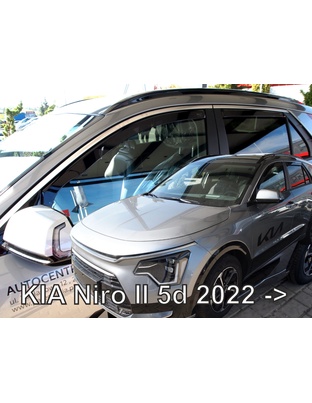 ΑΝΕΜΟΘΡΑΥΣΤΕΣ ΓΙΑ KIA NIRO 5D 2022+ ΖΕΥΓΑΡΙ ΑΠΟ ΕΥΚΑΜΠΤΟ ΦΙΜΕ ΠΛΑΣΤΙΚΟ HEKO - 2 ΤΕΜ.