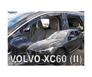 ΑΝΕΜΟΘΡΑΥΣΤΕΣ ΓΙΑ VOLVO XC60 II 5D 2017+ ΣΕΤ ΑΥΤΟΚΙΝΗΤΟΥ ΑΠΟ ΕΥΚΑΜΠΤΟ ΦΙΜΕ ΠΛΑΣΤΙΚΟ HEKO - 4 ΤΕΜ.