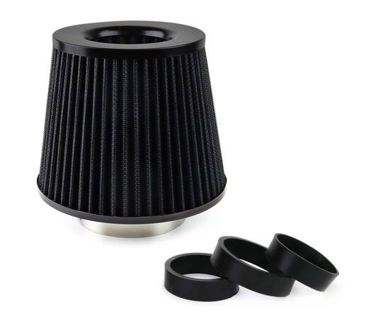 Amio - ΦΙΛΤΡΟΧΟΑΝΗ ΕΛΕΥΘΕΡΑΣ Φ 55-76mm AF-BLACK 160 Χ 155 Χ 118 (ΜΑΥΡΟ/3 ΑΝΤΑΠΤΟΡΕΣ) - 1 τεμ. (02546/AM)