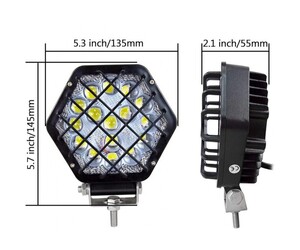 ΠΡΟΒΟΛΕΑΣ ΕΡΓΑΣΙΑΣ LED 27W ΜΕ ΔΙΧΤΥ ΠΡΟΣΤΑΣΙΑΣ KX-03216