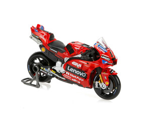 ΜΙΝΙΑΤΟΥΡΑ MOTO DUCATI LENOVO TEAM 2024 1:18 BURAGO LAMPA 1ΤΕΜ.