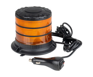 Amio - ΦΑΡΟΣ HEAVY DUTY W30M 12/24V ΠΟΡΤΟΚΑΛΙ 24LED ΜΑΓΝΗΤΙΚΟΣ/ΒΙΔΩΤΟΣ ΜΕ ΦΙΣ ΑΝΑΠΤΗΡΑ Υ128mm Φ110mm - 1 τεμ. (04111/AM)