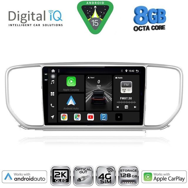 DIGITAL IQ BXK 20327_CPAA (9inc) MULTIMEDIA TABLET for KIA SPORTAGE mod. 2018-2021