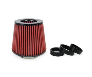Amio - Φιλτροχοάνη Ελευθέρας AF-CARBON διαμέτρου 55-76mm 160x155x118mm με 3 Αντάπτορες για Βελτίωση Ροής Αέρα και Απόδοσης Κινητήρα - 1 Τεμ. (01713/AM)