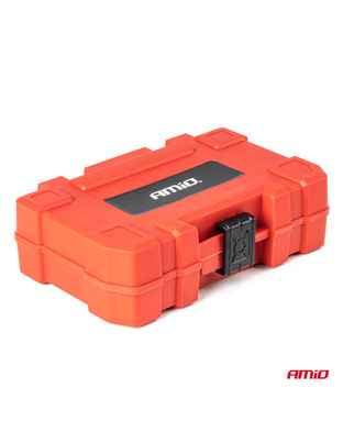 Amio – Σετ Καρυδάκια & Μύτες Καστάνιας 25/50mm Heavy Duty σε Βαλιτσάκι για Σταθερή Τοποθέτηση Εργαλείου & Καθημερινή Χρήση – 36 Τεμ. (04782/AM)