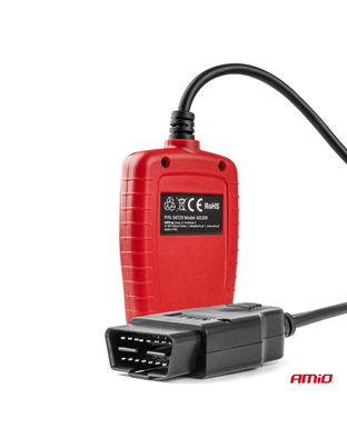Amio - Διαγνωστικό Αυτοκινήτου OBD 2 τύπου V300 τάση λειτουργίας 8-18V με οθόνη LCD 128x64 pixels για Επιβατικά Αυτοκίνητα - 1 τεμ. (04729/AM)