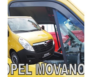 ΑΝΕΜΟΘΡΑΥΣΤΕΣ ΓΙΑ OPEL MOVANO B 2010+ / RENAULT MASTER 3 2010+ / MASTER IV 2019+ / NISSAN NV400 2011+ ΜΑΚΡΥ ΖΕΥΓΑΡΙ VAN ΑΠΟ ΕΥΚΑΜΠΤΟ ΦΙΜΕ ΠΛΑΣΤΙΚΟ HEKO - 2 ΤΕΜ.