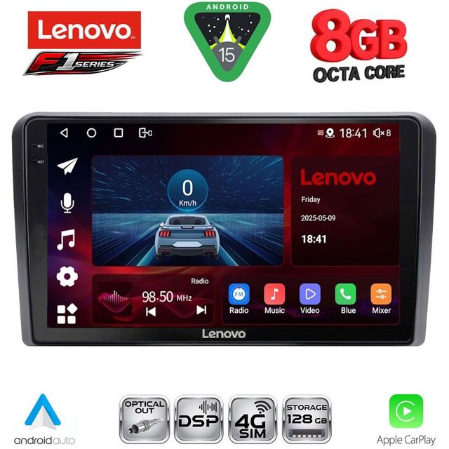 LENOVO SSR 10744_CPA  (9inc) MULTIMEDIA TABLET for GOLF 4 mod. 1998-2003